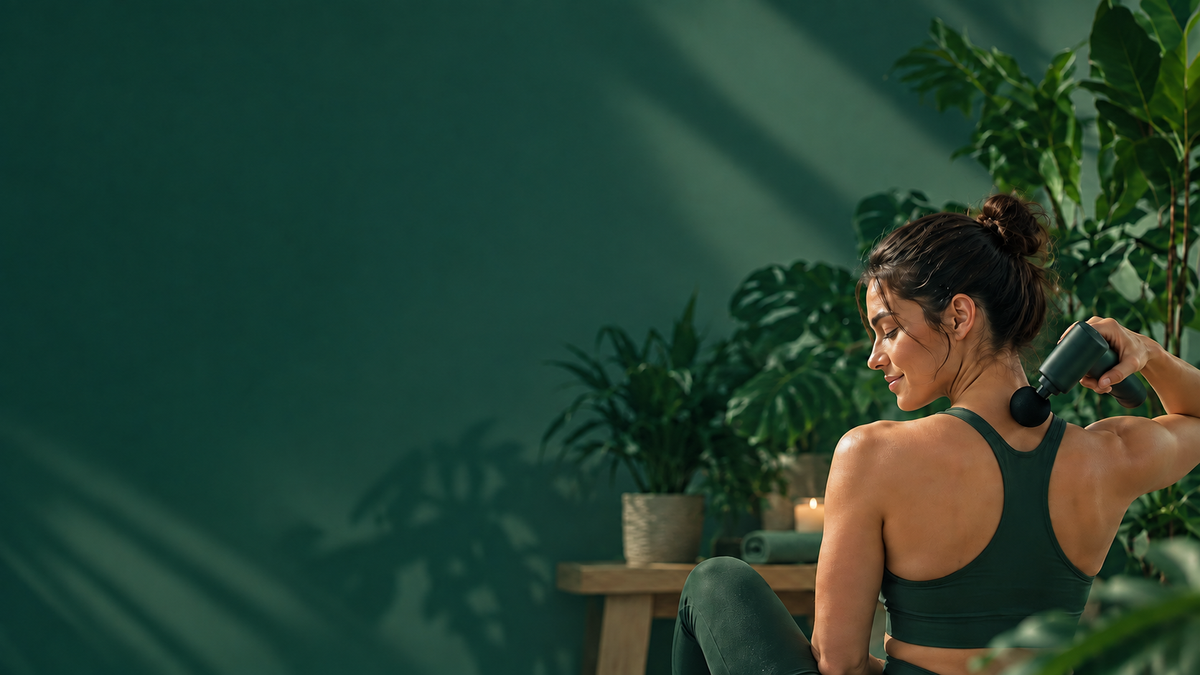 Moment de détente dans un intérieur végétal aux tons verts