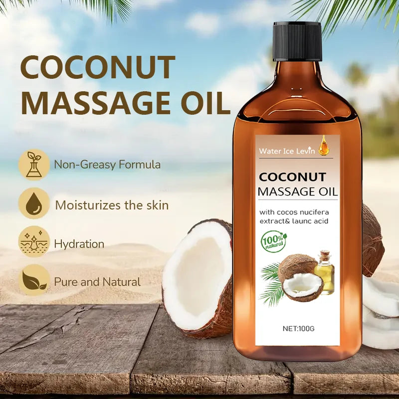 SENSO™ CocoLemon — Huile de Massage Noix de Coco & Citronnelle