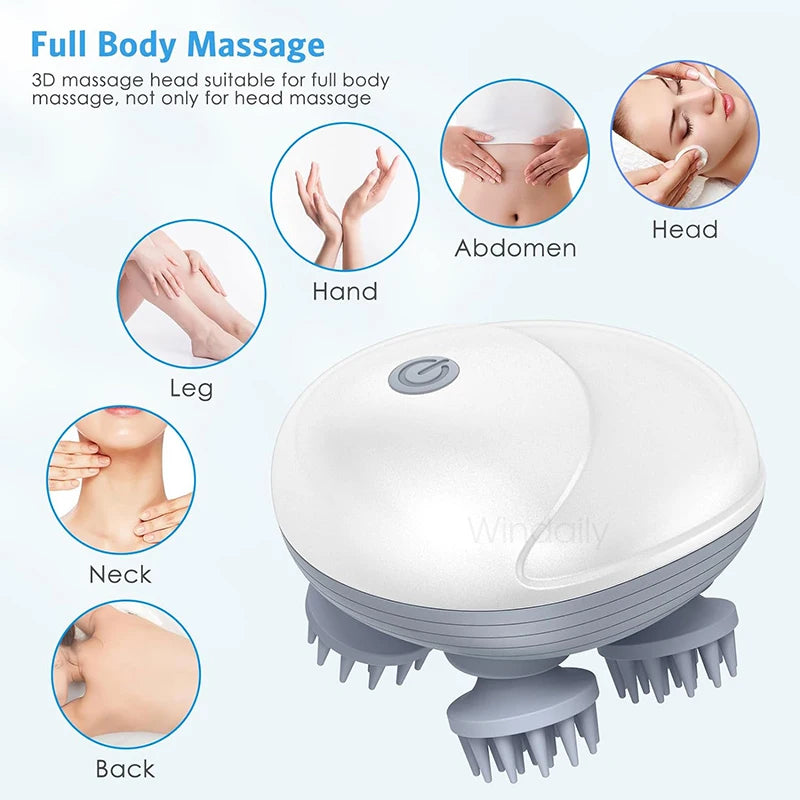 SENSO™ ScalpVibe — Masseur Électrique du Cuir Chevelu
