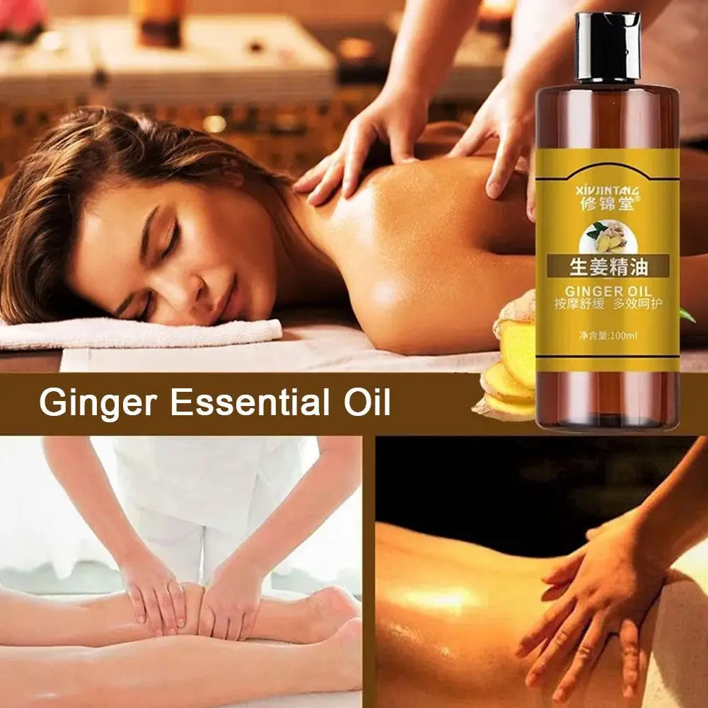 SENSO™ GingerRelax — Huile de Massage Relaxante au Gingembre
