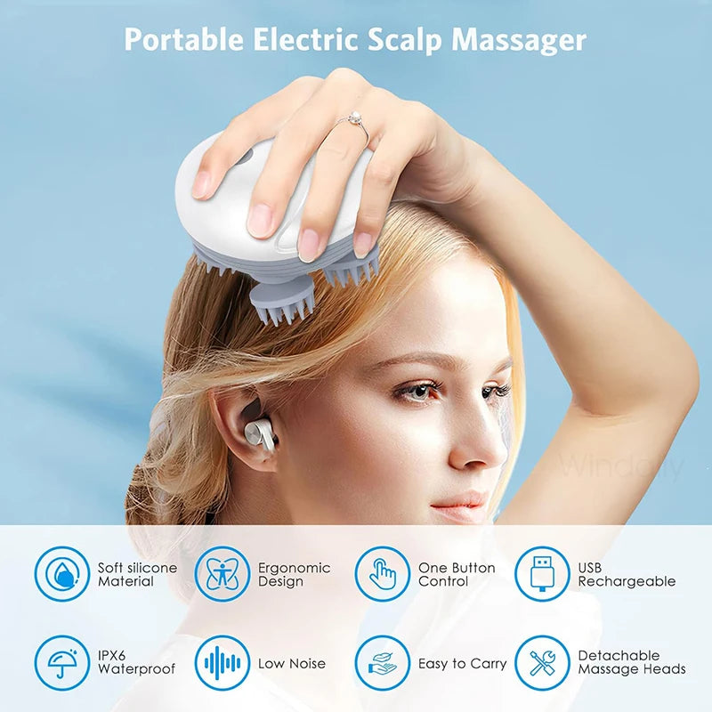 SENSO™ ScalpVibe — Masseur Électrique du Cuir Chevelu