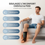 SENSO™ AnkleFlow — différentes utilisations du masseur pieds et chevilles chauffant