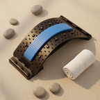 SENSO™ BackFlex présenté avec ses accessoires — support d'étirement du dos