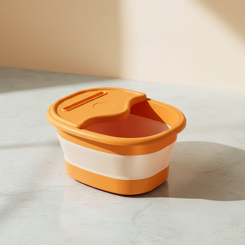 SENSO™ FoldSpa coloris Orange — bassin de bain de pieds pliable
