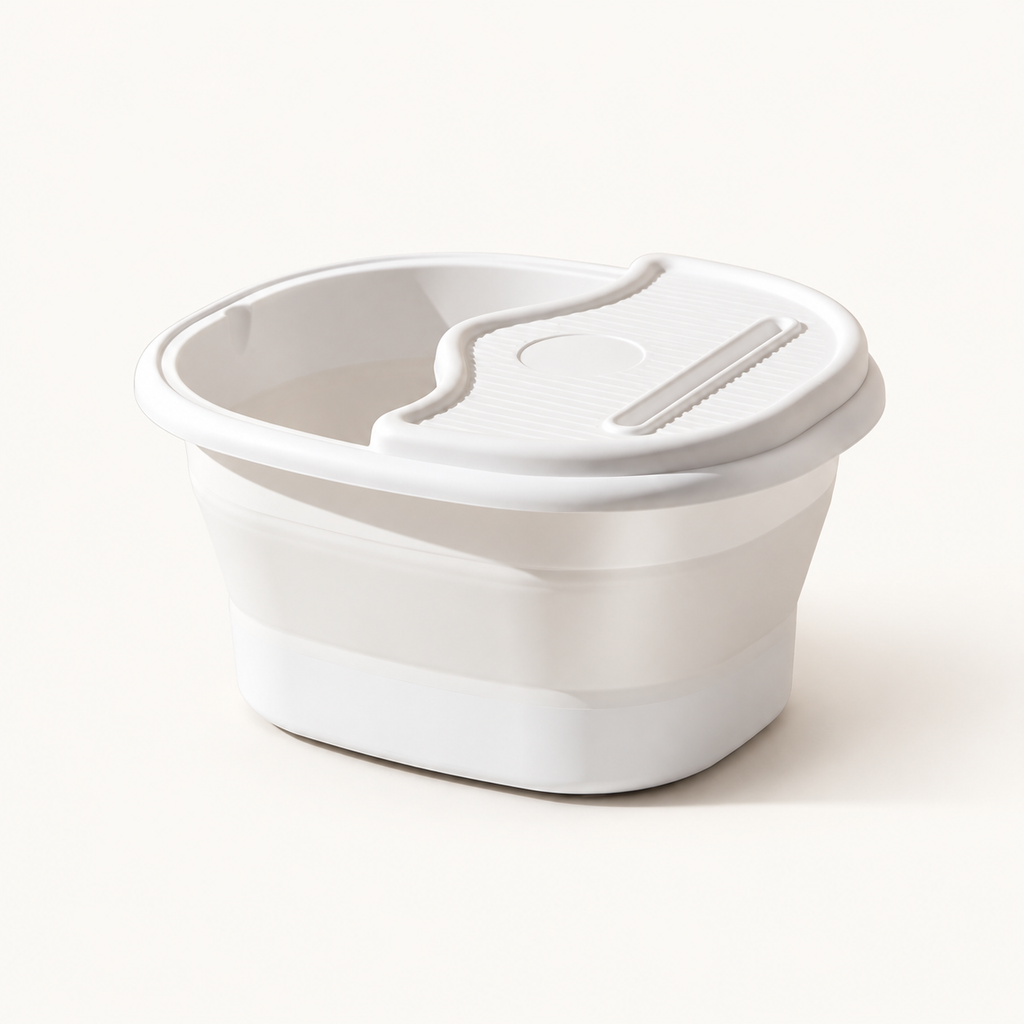 SENSO™ FoldSpa coloris Blanc — bassin de bain de pieds pliable